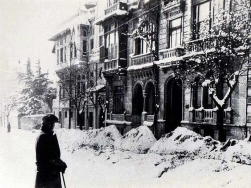 1954 - İstanbul'da yaşanan büyük kış mevsimi 16